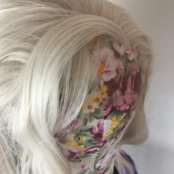 TROPICANA 24” WHITE BLONDE & PURPLE BODY WAVE WIG main image 10
